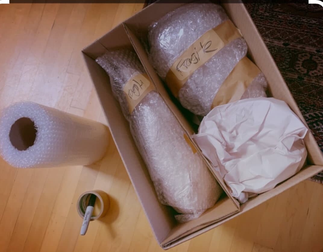 Imperial relocation team unpacking items